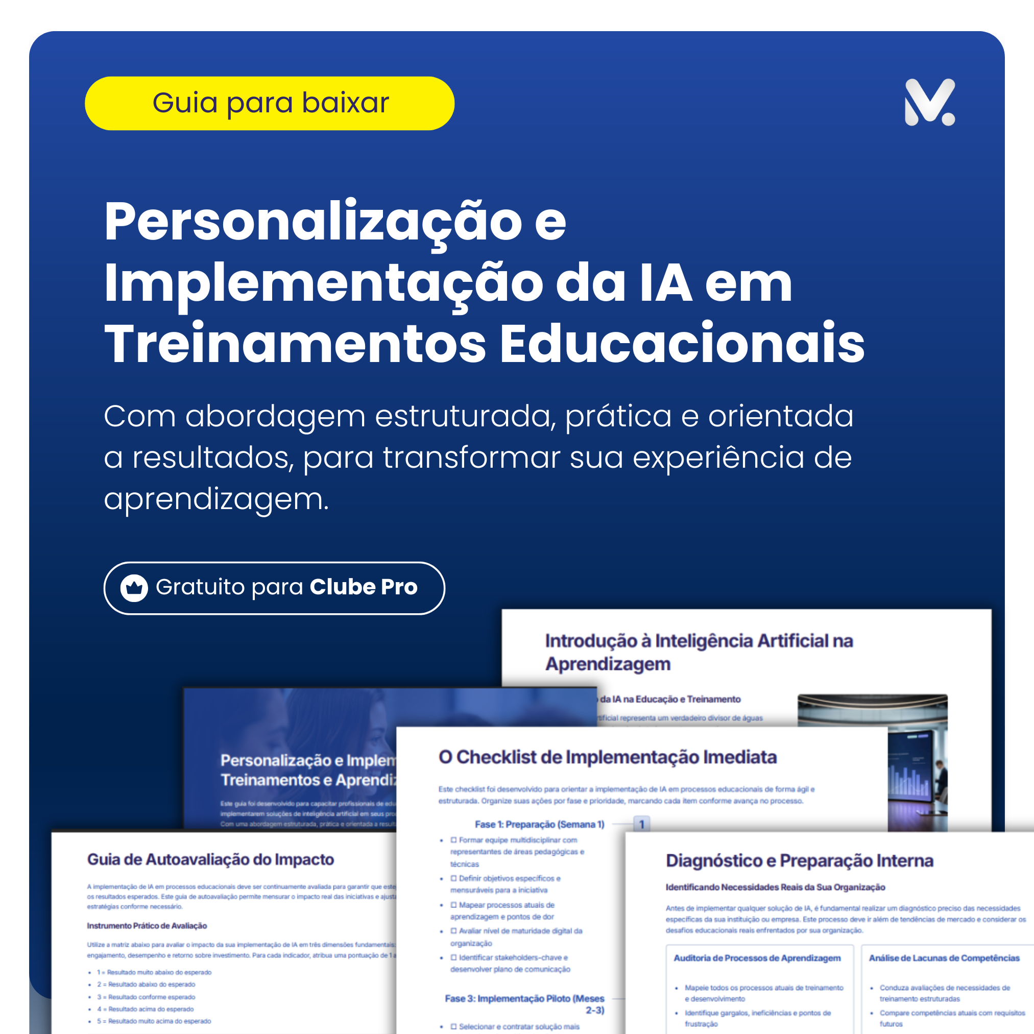 Personalização e Implementação da IA em Treinamentos e Aprendizagem.
