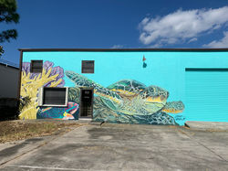 Underwater Scene Mural by DaveL 2020.