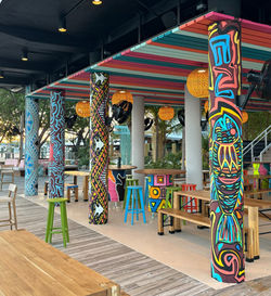 Painted Columns - Three Waters, Islamorada, FL_
