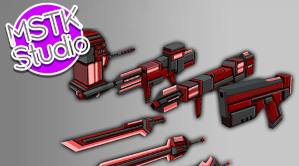 Cod 8 Bit Weapon Bit Weapon Pack | Unity Templates