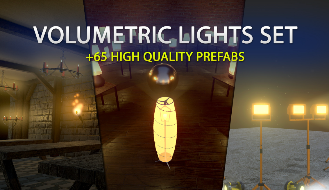 Unity Sample Light Volumetric Lights Set | Unity Templates