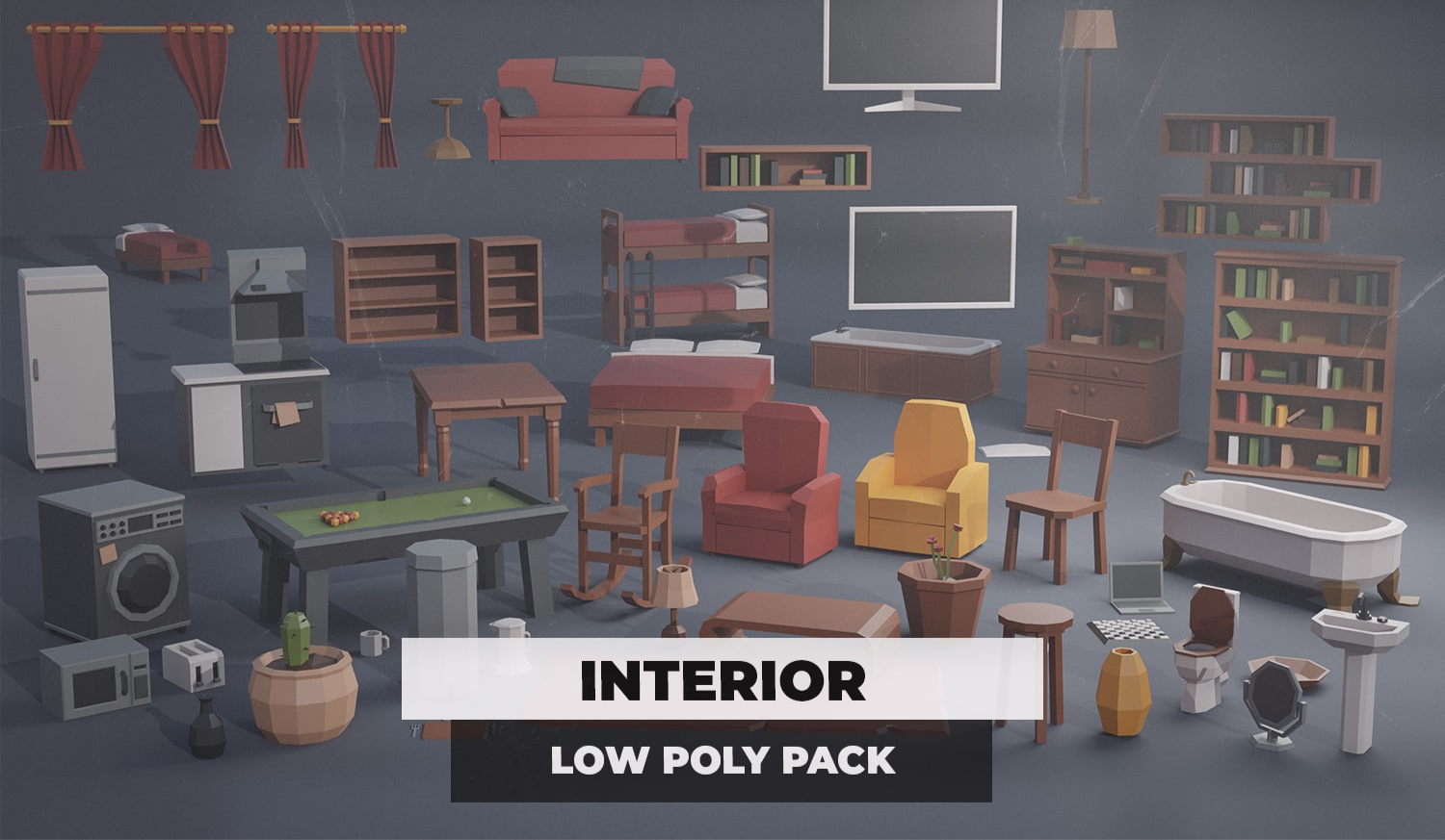 Low Poly Interior Pack | Unity Templates