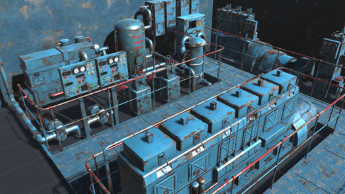 Unity Machine Tool Machinery Models Pack | Unity Templates