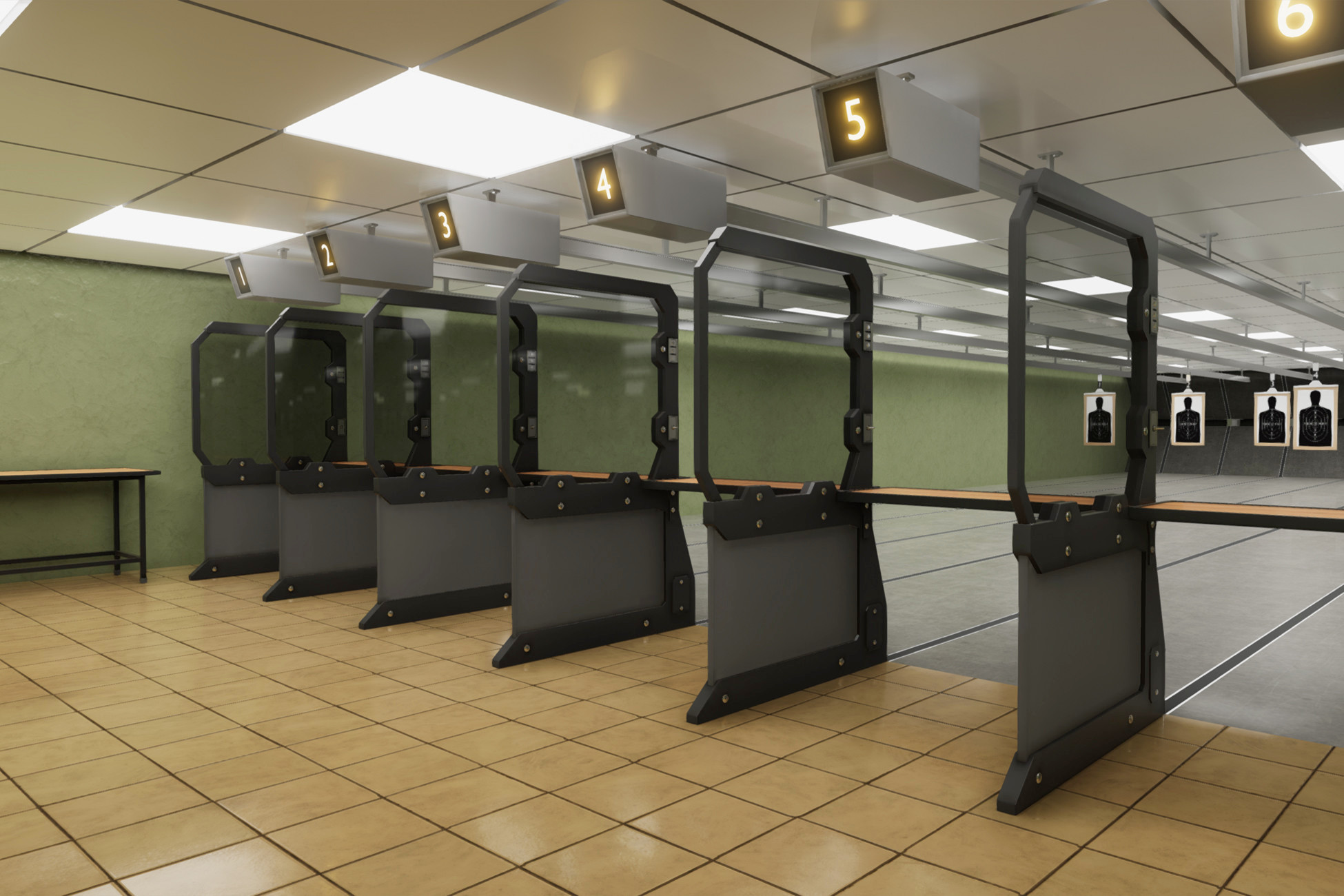 Shooting Range Interior | Unity Templates