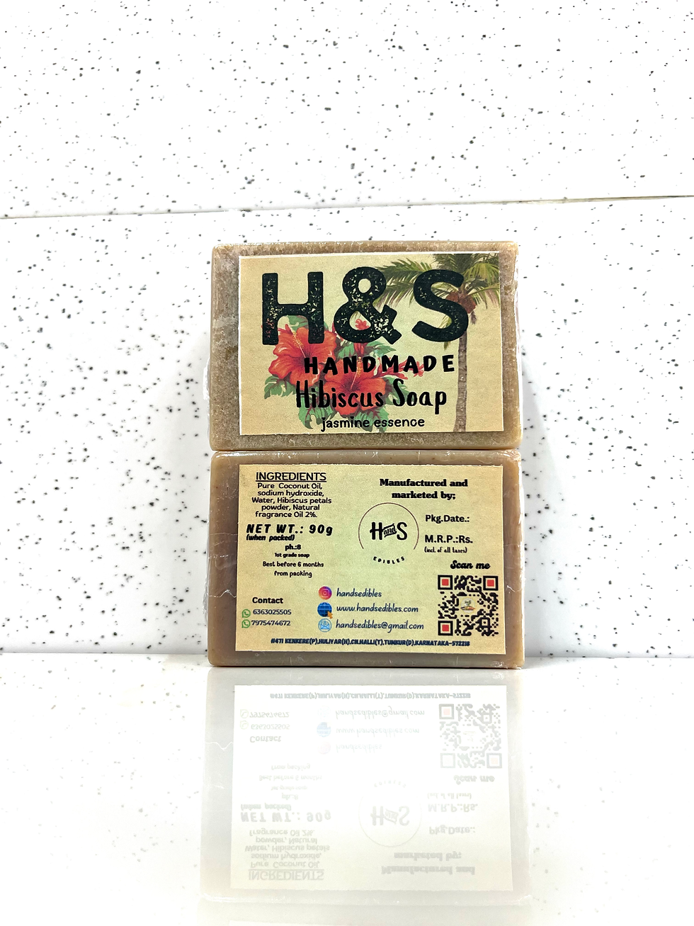 Thumbnail: Handmade Hibiscus soap