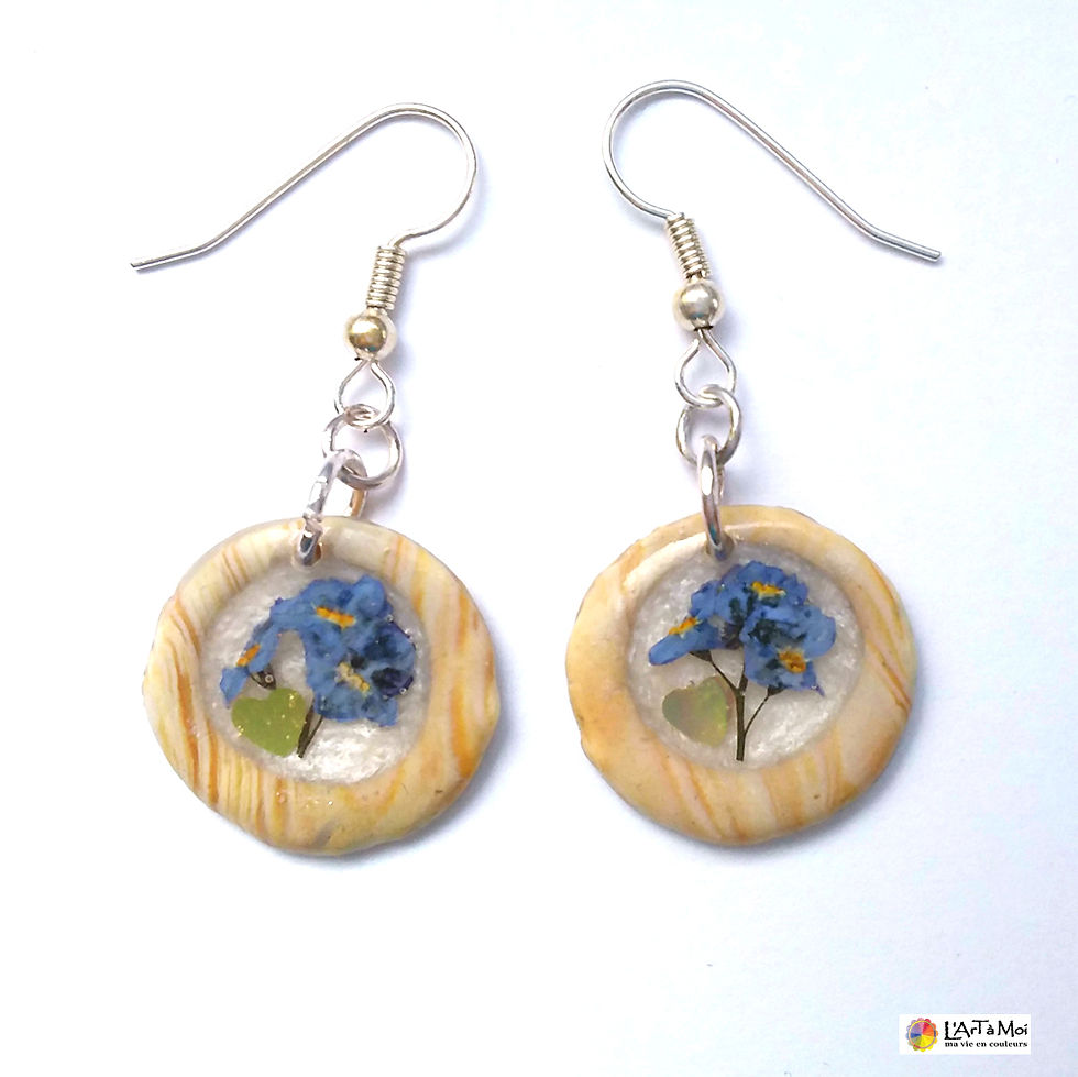 Boucles rondes 2 "capturer le printemps"