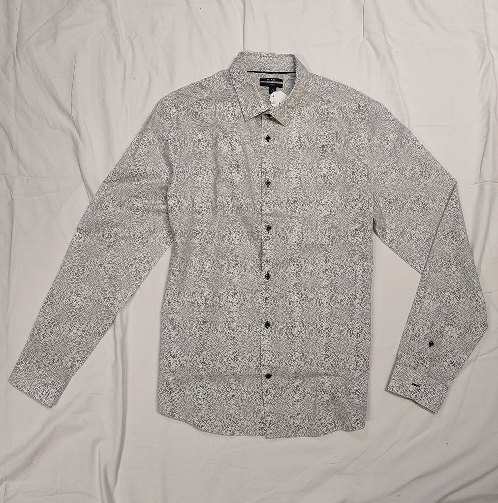 Miniature : Chemise gris clair motifs