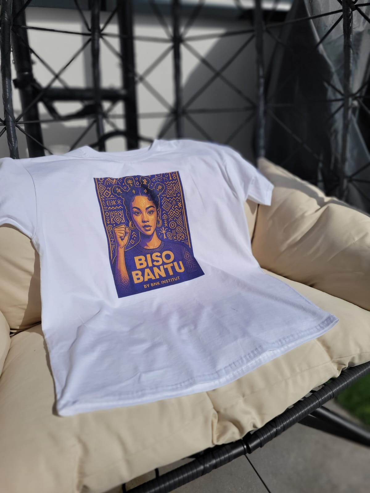 T-Shirt BISO BANTU Blanc