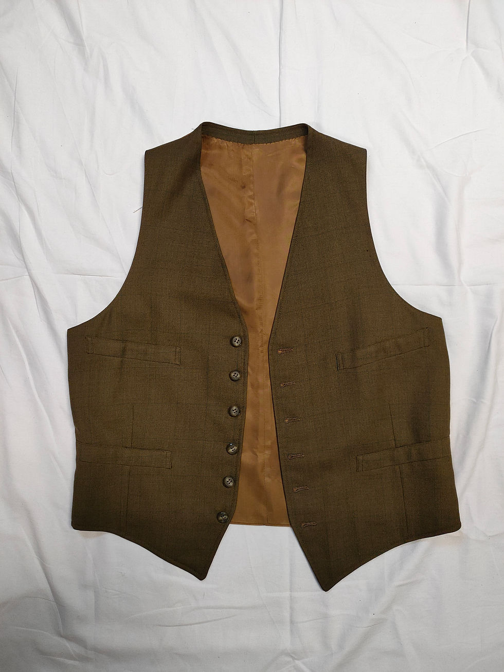 Miniature : Gilet de costume marron