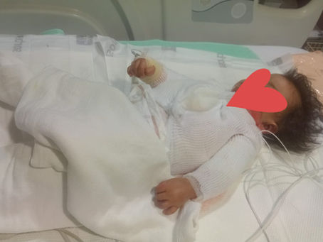 Margarita fue víctima de la causa #1 por la que se queman los niños que atendemos: líquidos hirvientes