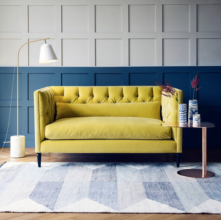 Velvet Sofa trend 2017