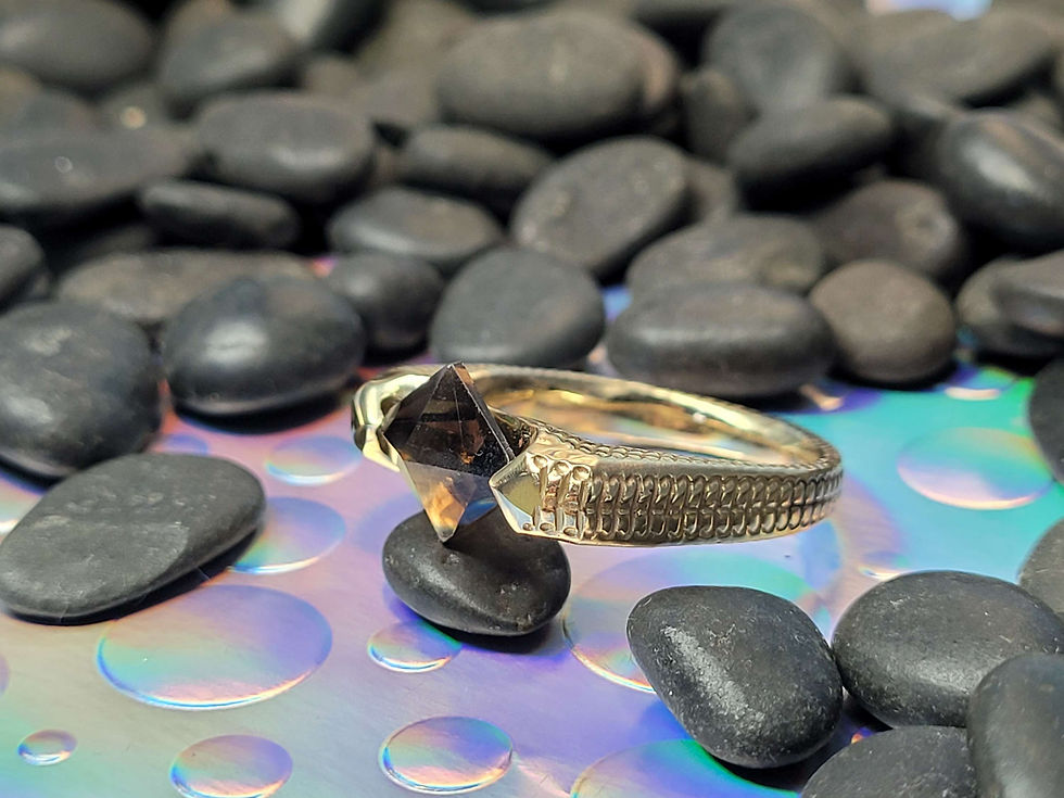 Thumbnail: Gaunts Ring -Harry Potter Inspired Resurrection Stone Ring