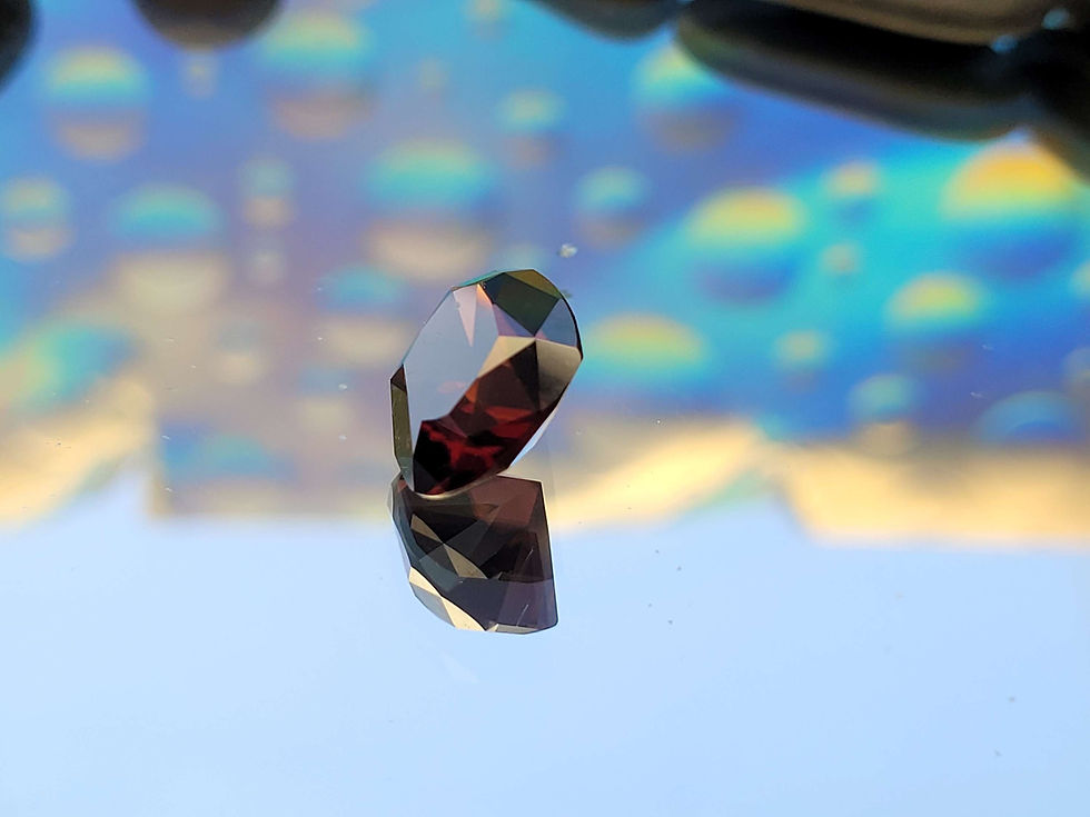 Thumbnail: 7.75ct Dark red Zircon