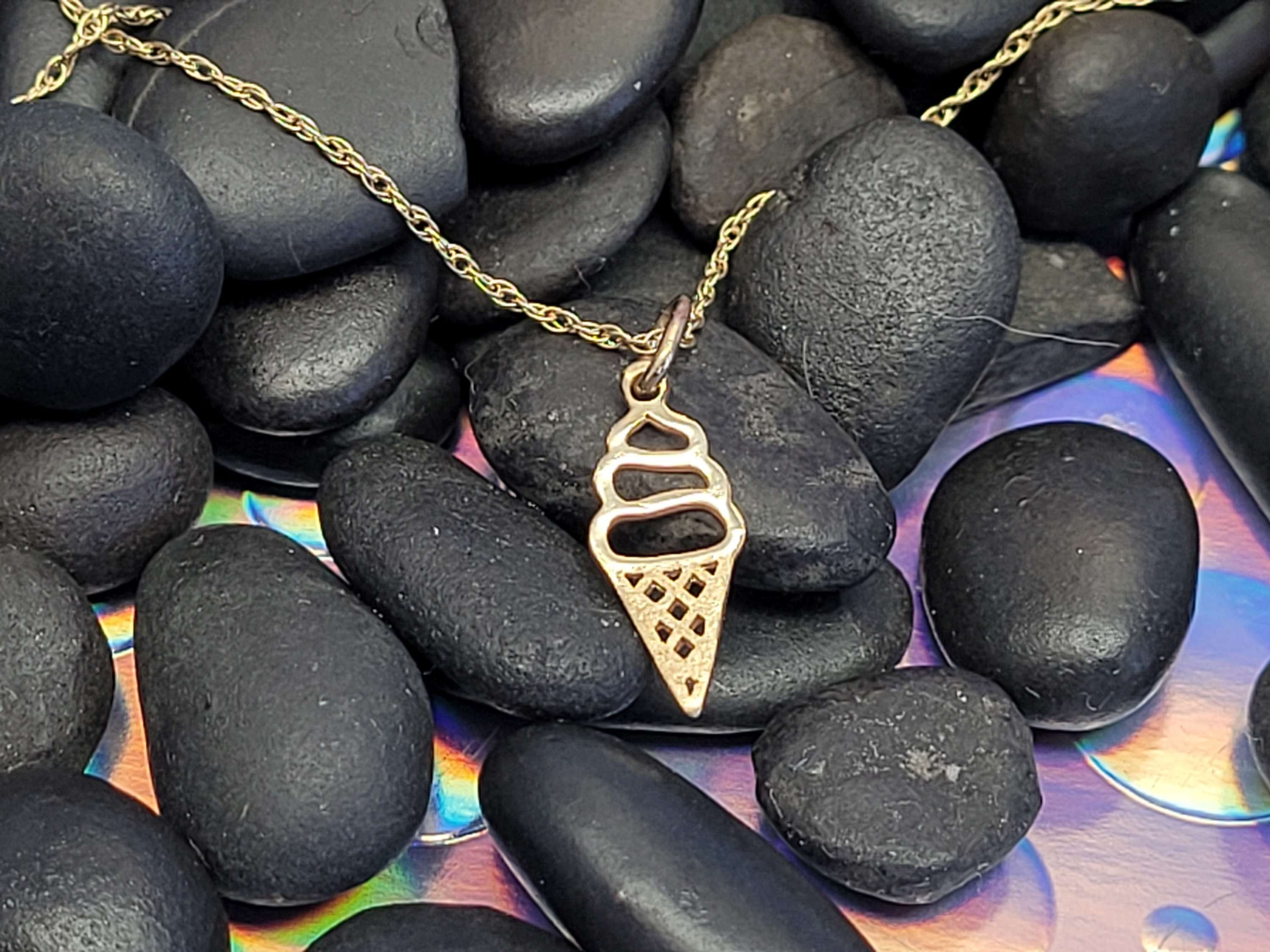 Ice Cream cone necklace