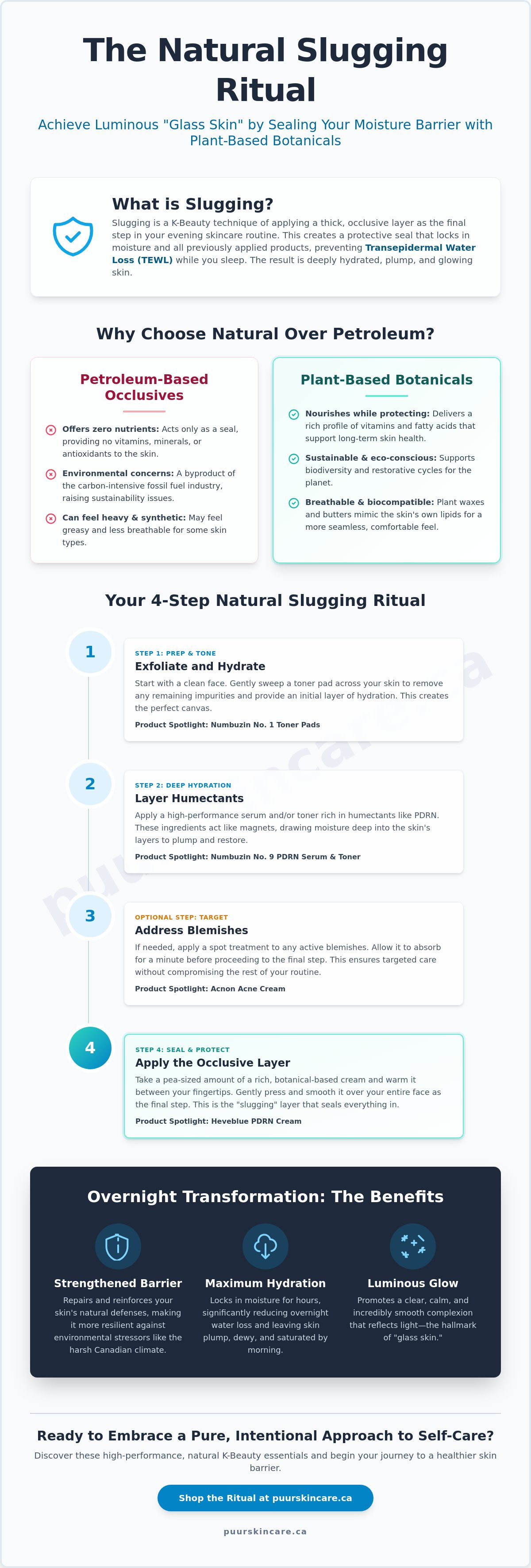 How to slug your face with natural products