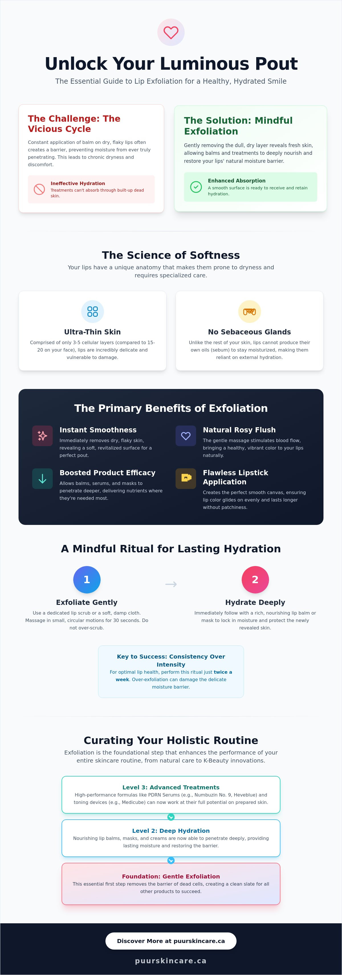 Exfoliating lips benefits