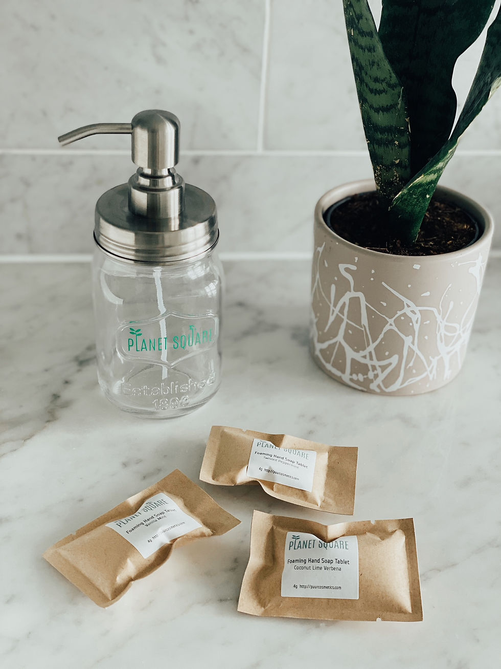 Foaming Hand Soap Starter Kit Puur Skincare