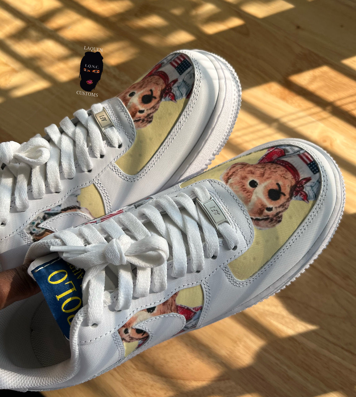 "PALE YELLOW TEDDY" BIG KIDS Af1s