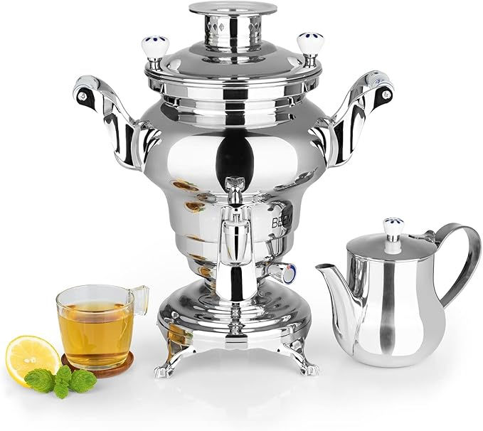 Miniature : BEEM Odessa + Samovar - Bouilloire turque électrique - 3 l - En acier inoxydable