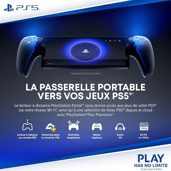 Miniature : Sony, Lecteur à Distance PlayStation Portal, Pour Console PlayStation 5