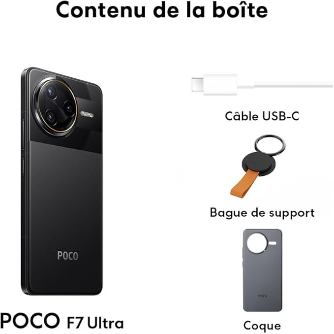 Miniature : XIAOMI Smartphone POCO F7 Ultra, 16+512, Noir