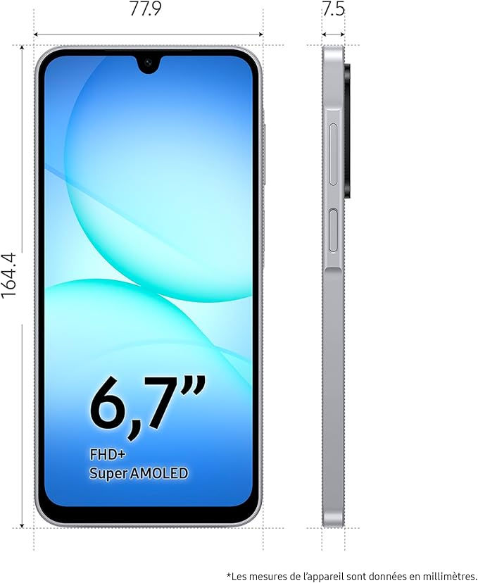 Miniature : Samsung Galaxy A17 128 Go - Gris