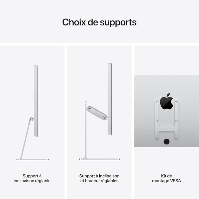 Miniature : Apple Studio Display - Verre Nano‑texturé - Inclinaison et Hauteur réglables