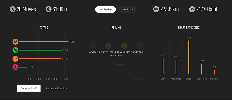 The stats and calendar can be daunting when you look at it in it's entirety. But taken day by day, it's just fun!