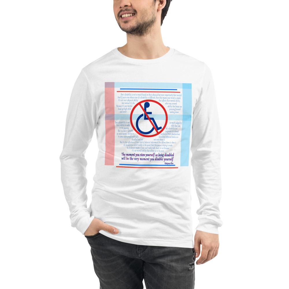 Unisex Crew Neck Tee | Long Sleeve Printed Tee | WillpowerInsp
