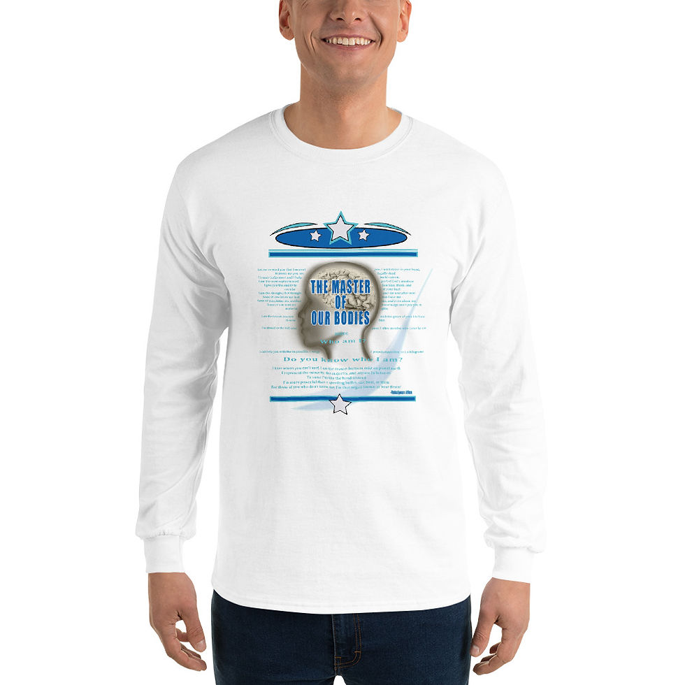 Thumbnail: Men’s Long Sleeve T-Shirt | Long Sleeve T-Shirt | WillpowerInsp