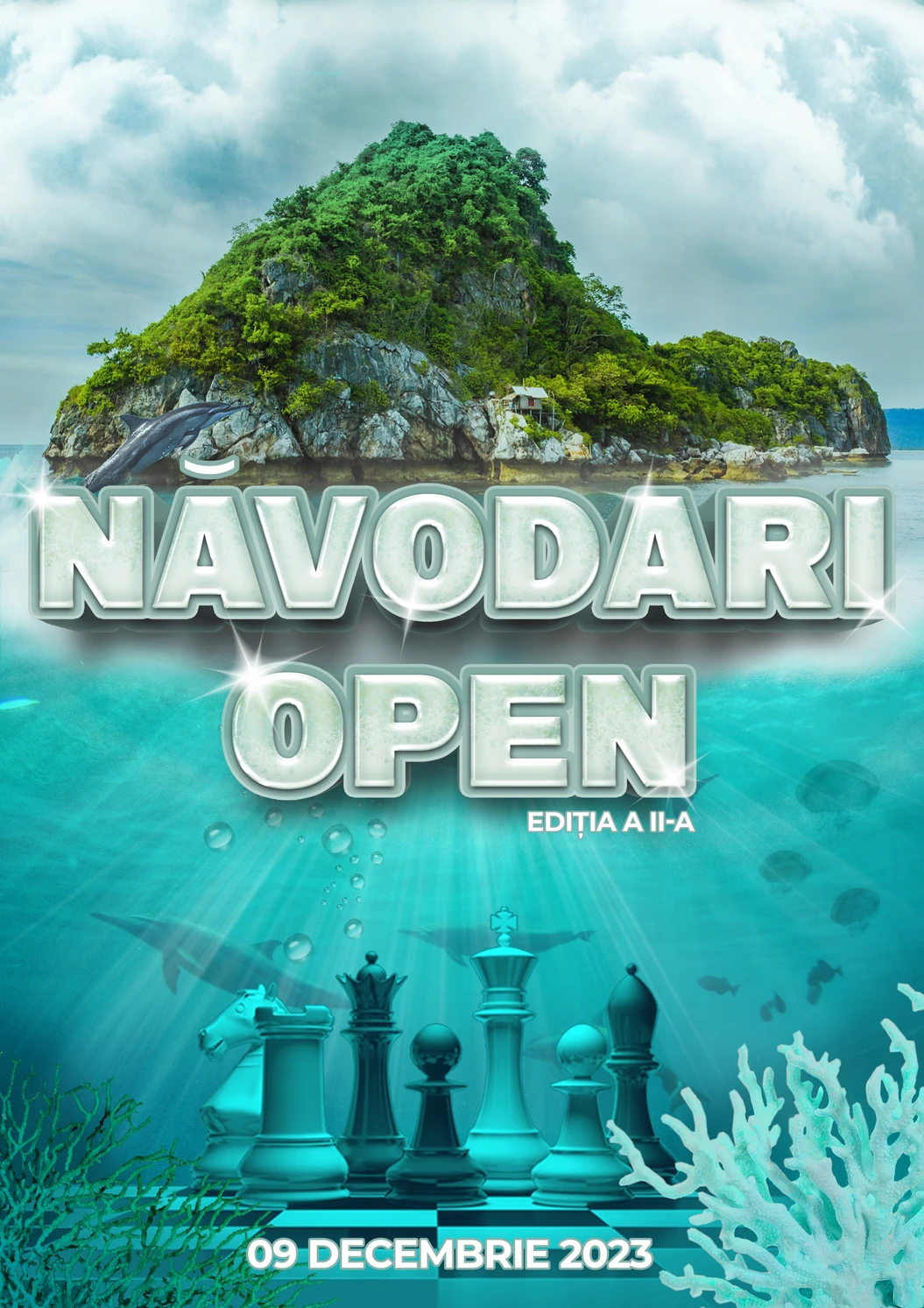 Afiș concurs de șah Năvodari Open