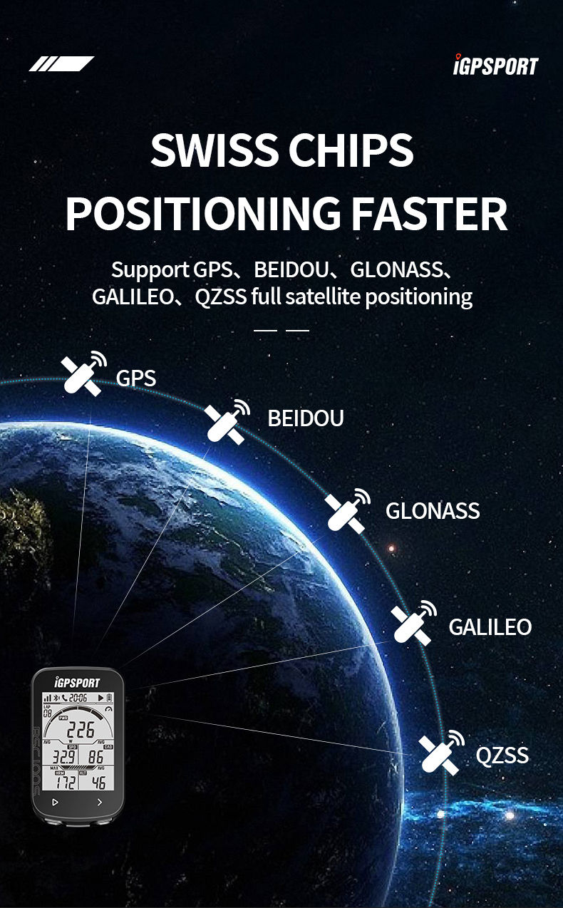 Miniatura: iGPSPORT BSC100S GPS Bike Computer | Wireless Cycling Computer