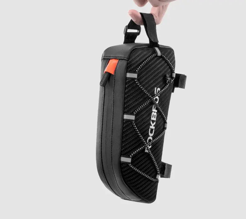 Miniatura: ROCKBROS Bike Bag Waterproof Reflective Front Top Frame Tube Bag Ultralight Bicy