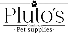 Logo for Pluto’s Pet Supplies, a UK brand offering handmade, natural dog treats and sustainable pet products.