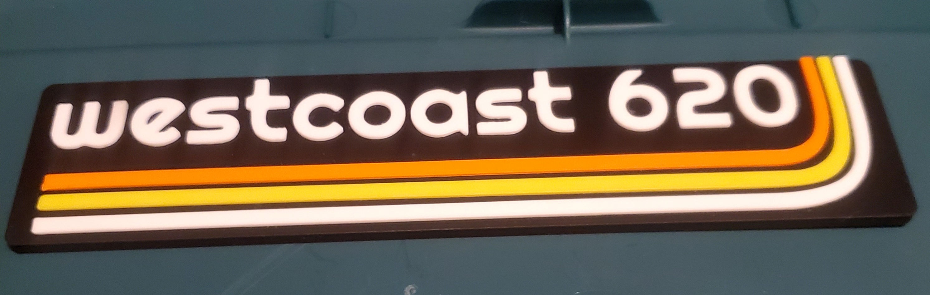 Westcoast 620 badge  3d printed. Similar to badges dealers installed on trucks