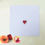 Thumbnail: Red Butterfly Heart Sticker, 25 Stickers