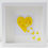 Thumbnail: Framed 3D Yellow Butterfly Heart