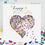 Thumbnail: 70th Birthday Rainbow Butterfly Heart Butterflies Birthday Card