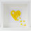 Thumbnail: Framed 3D Yellow Butterfly Heart with Accent White Butterfly