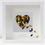 Thumbnail: Framed 3D Gold and Black Butterfly Heart, Your choice of butterfly colours