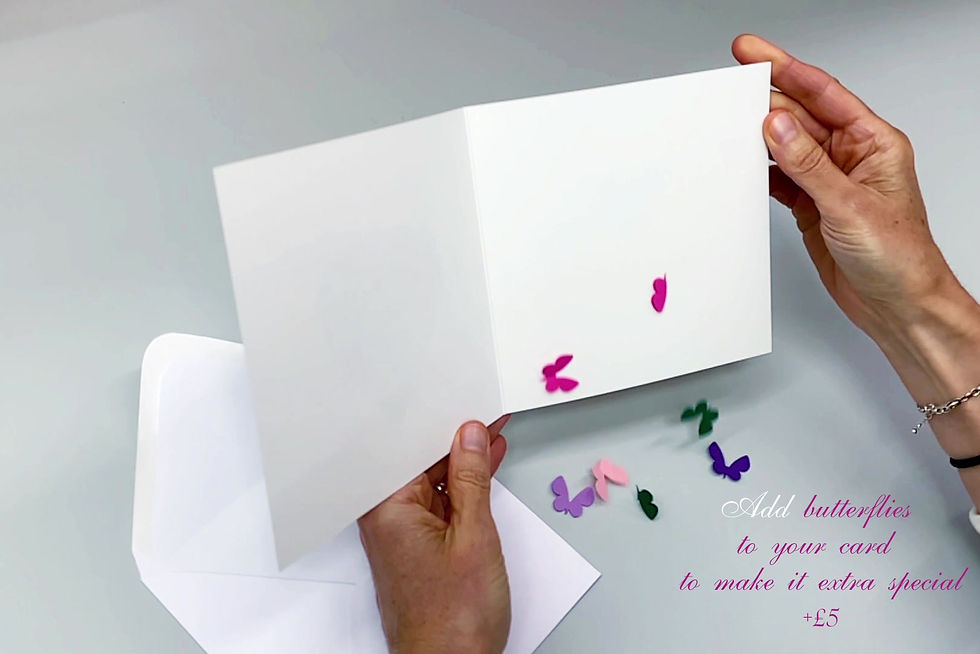 Thumbnail: Purple Sister In Law Butterfly Heart Butterflies Card