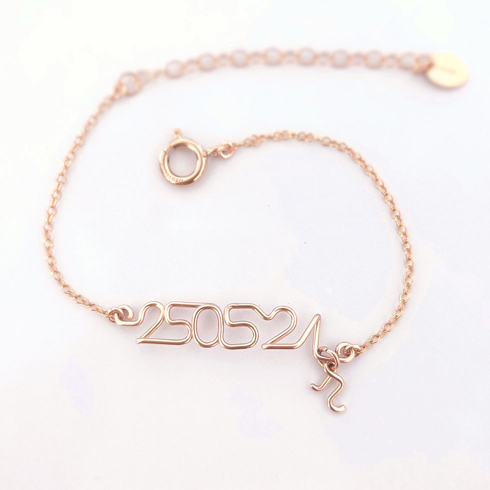 Miniature : Bracelet avec date personnalisée pour mariage