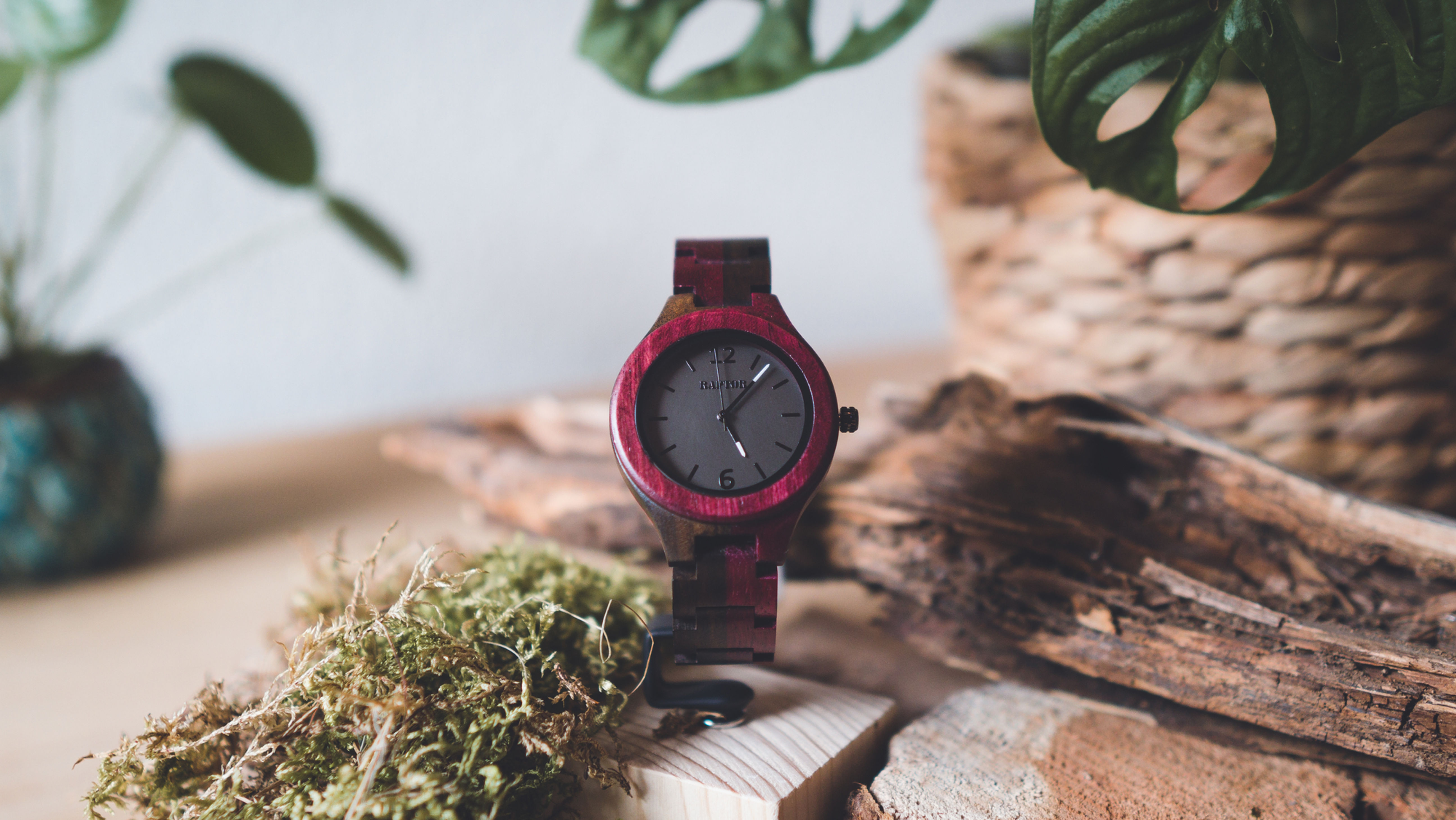 Raptor Damen Holzuhr RA10191-001