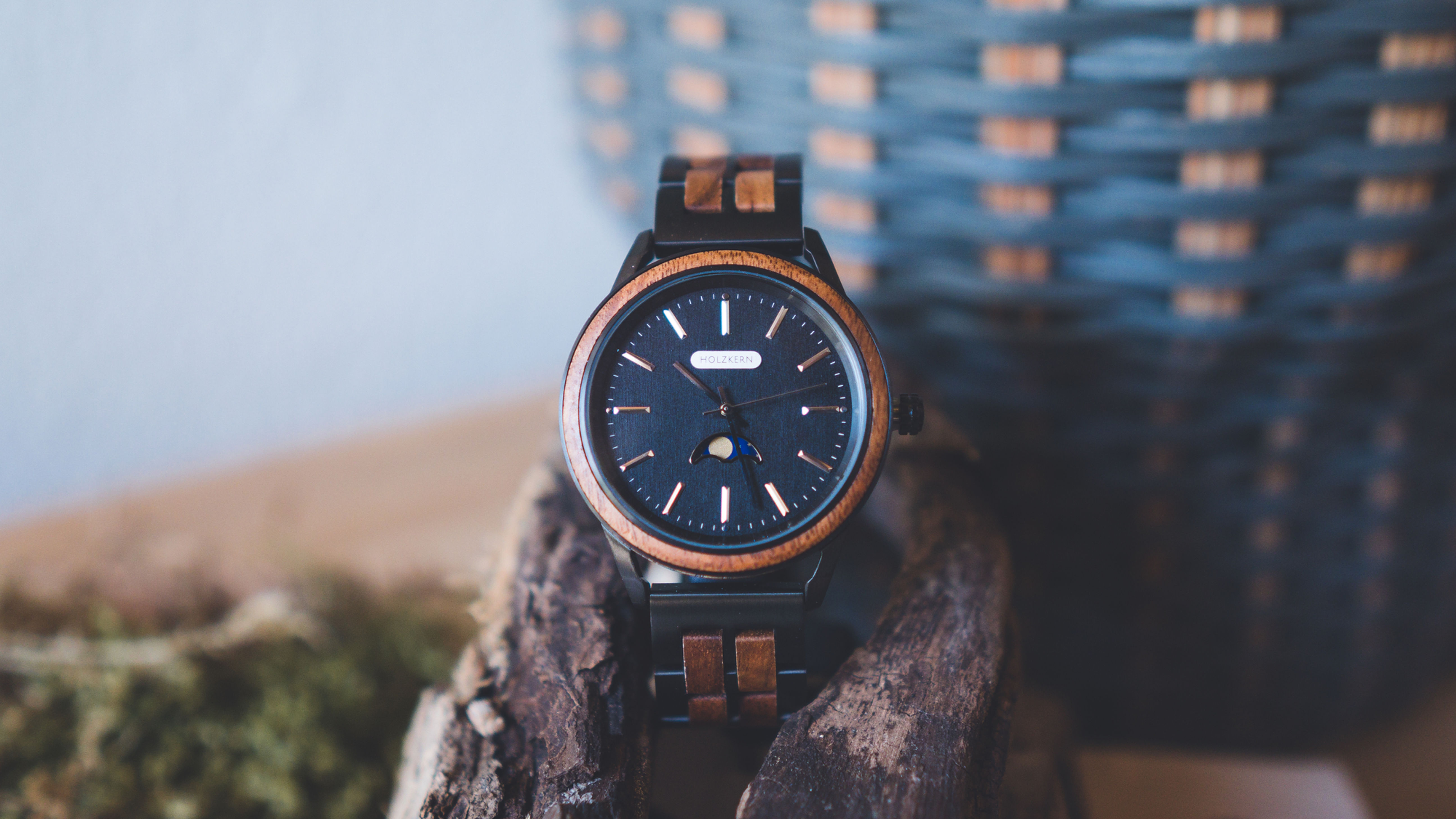 Holzkern die Satellites Kollektion "Phobos" Koa-Leadwood