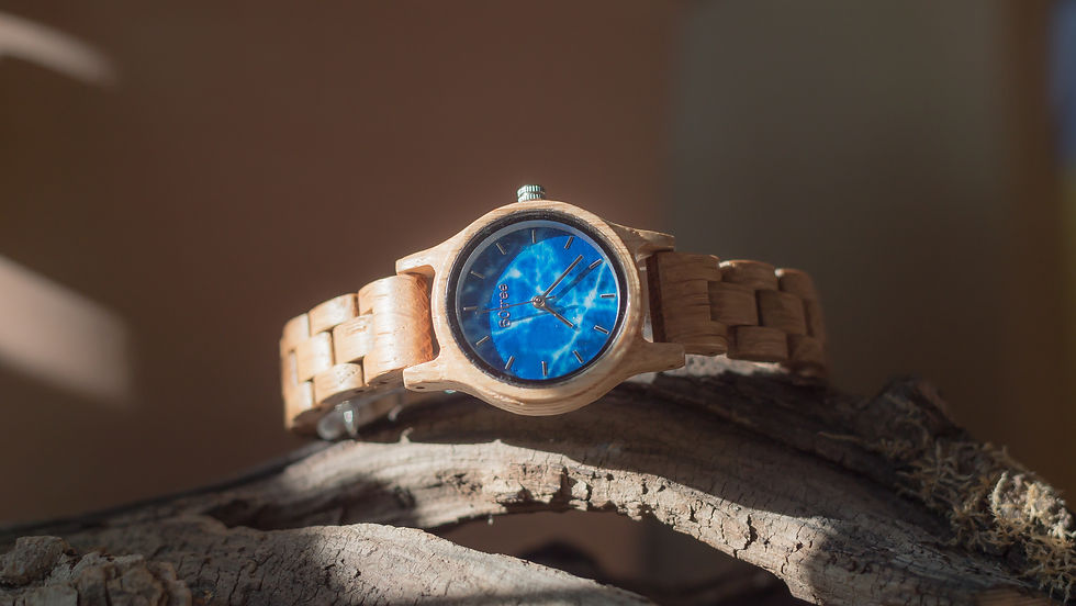 Thumbnail: 60tree Holzuhr BlueEye