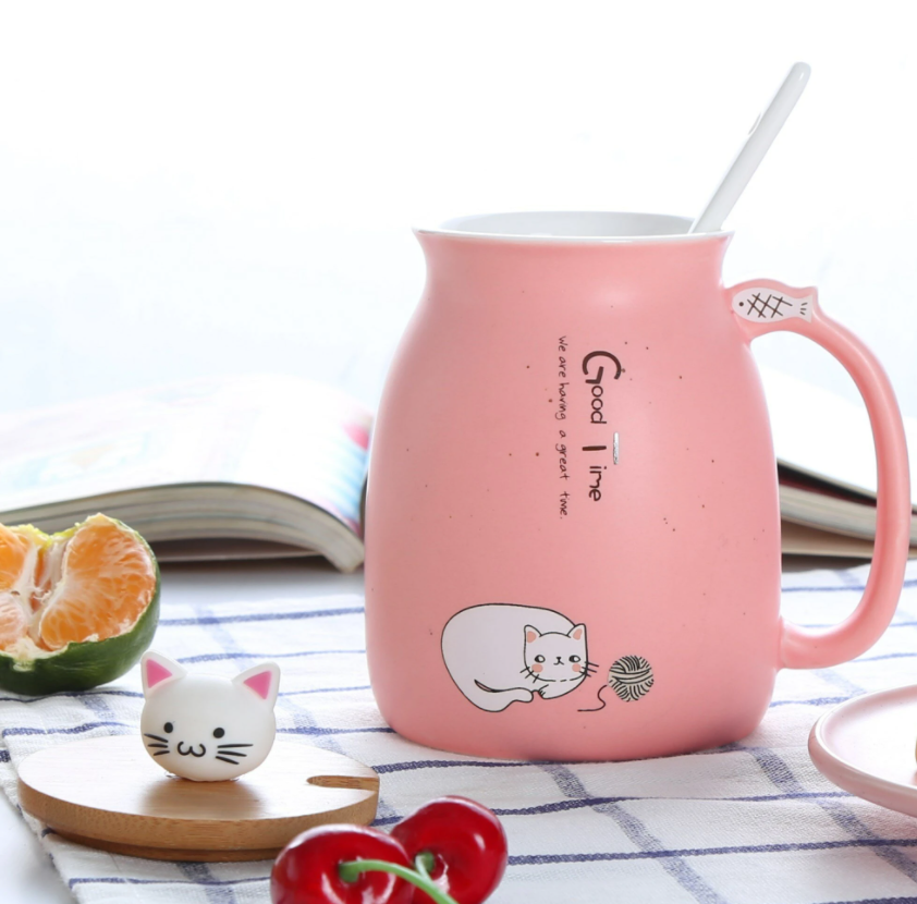Thumbnail: Ceramic Cat Mug