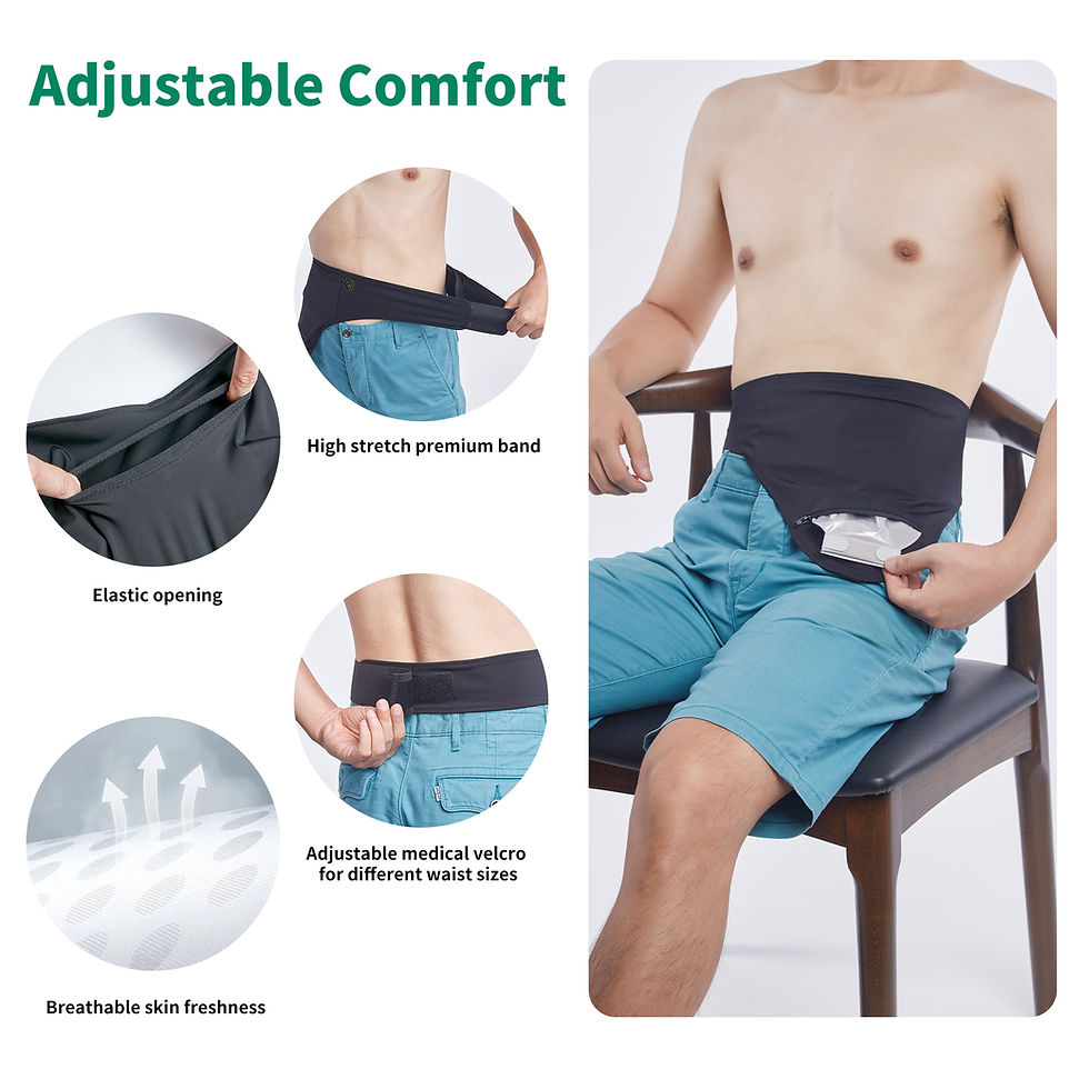 Thumbnail: GBmates Ostomy Belt - MattBlack