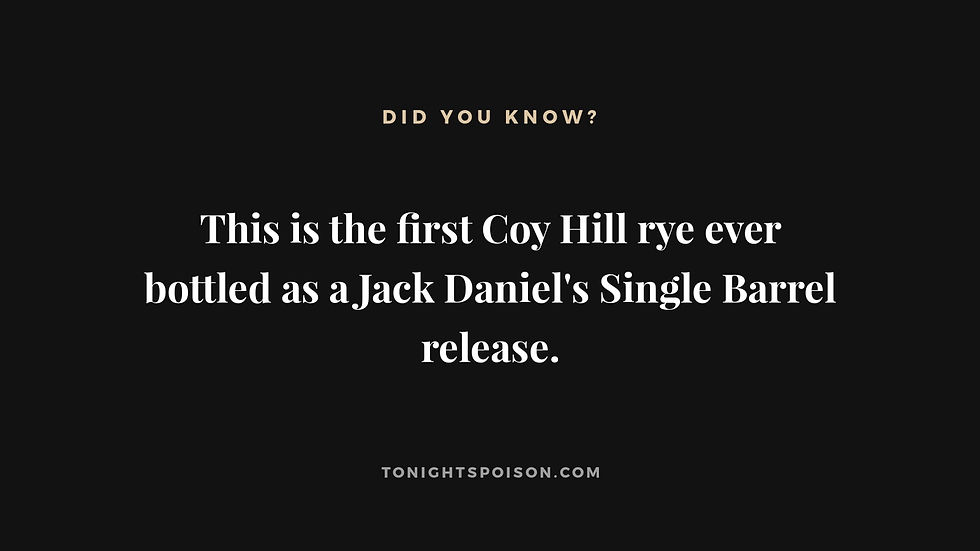 Jack Daniel's Single Barrel Special Release
