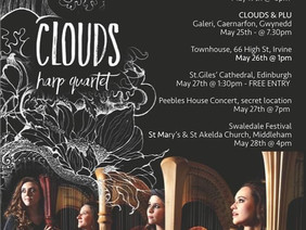 CLOUDS Harp Quartet New Album