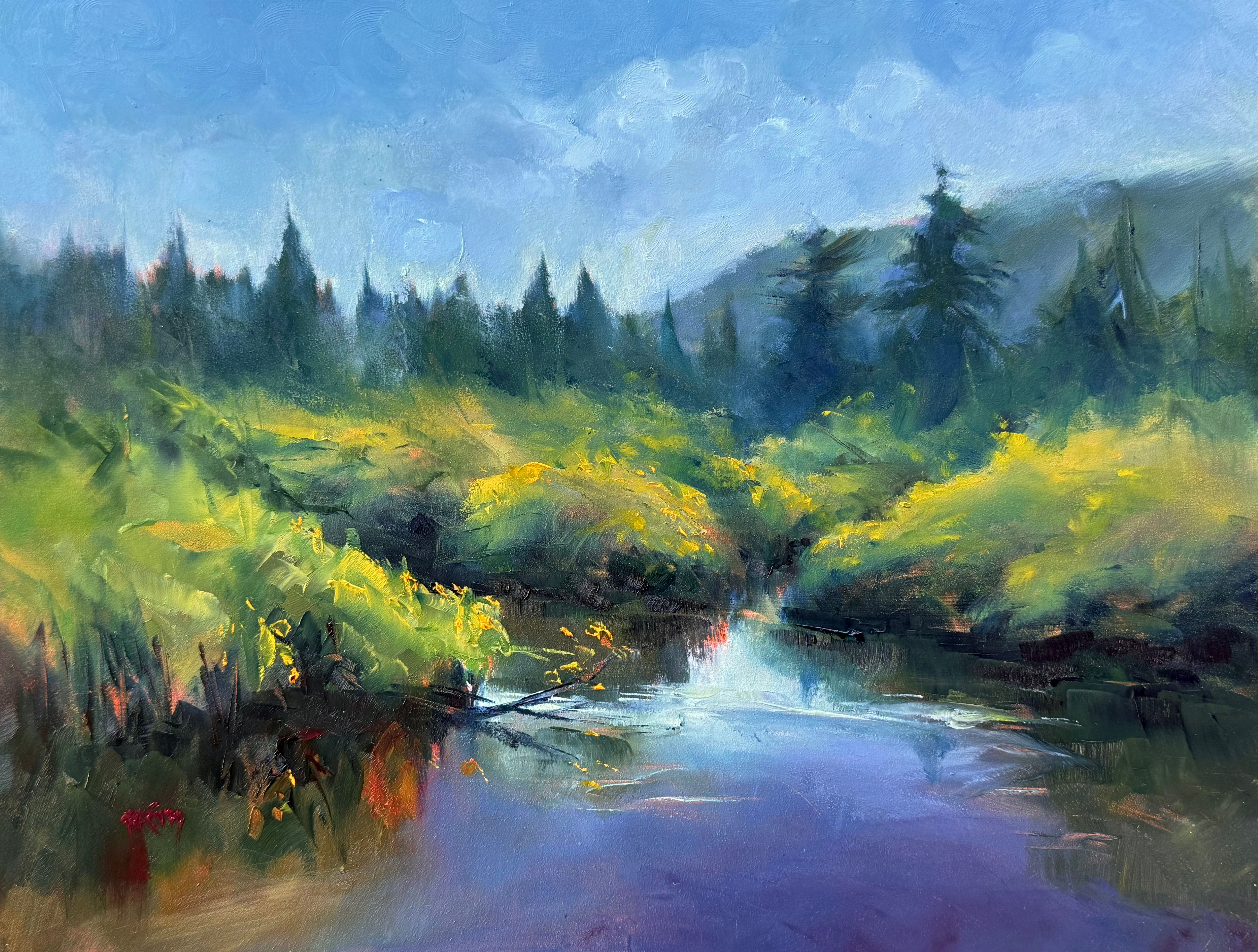 Downstream, 9x12